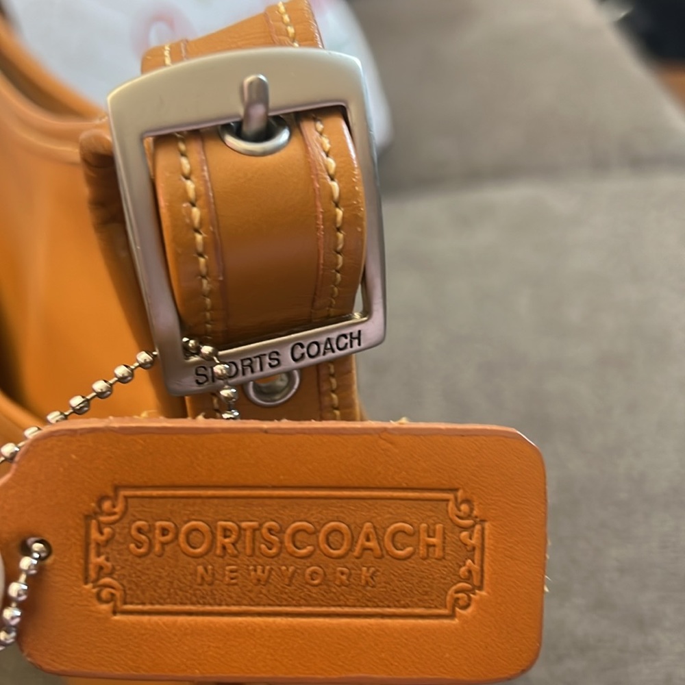 Coach Tan Leather Crossbody Bag - Picture 4 of 12